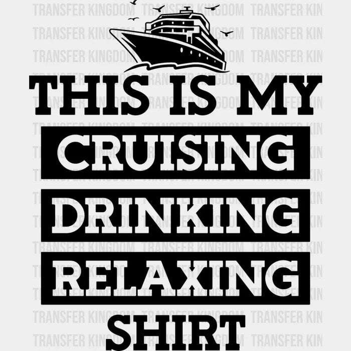 My Cruising Shirt - Family Cruise DTF heat transfer