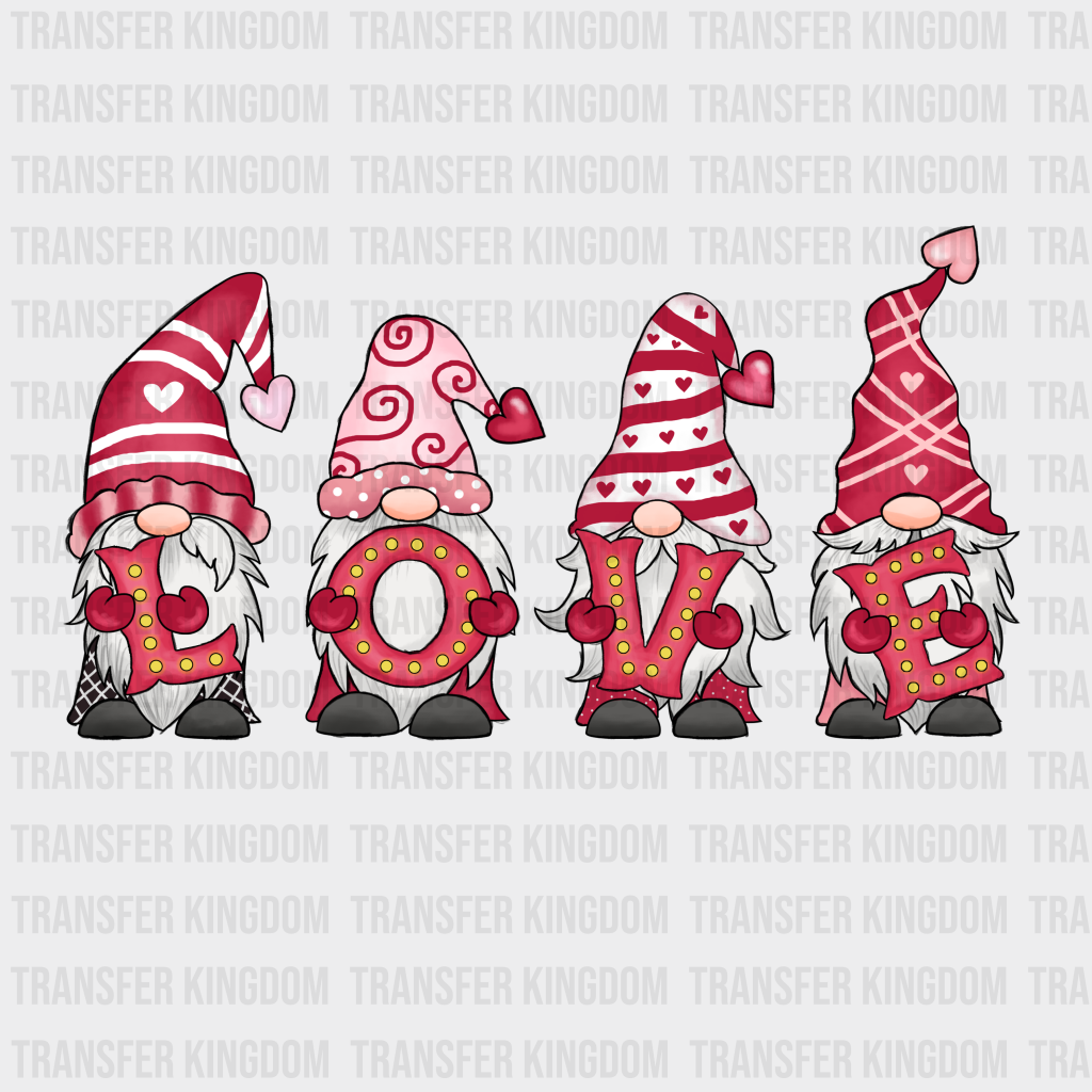 MY LITTLE GNOMIES LOVE YOU - DTF heat transfer - transfer-kingdom