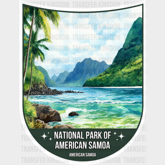 National Park Of American Samoa - National Parks DTF Transfer