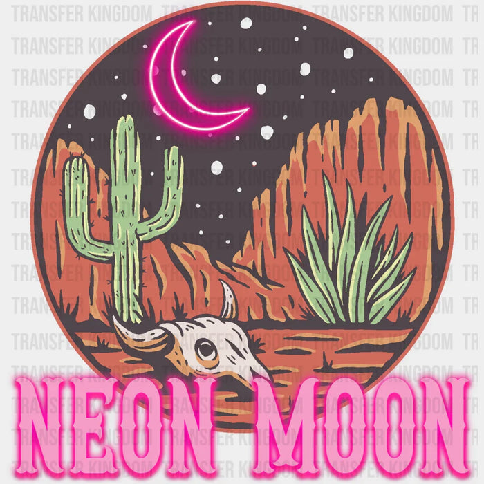Neon Moon Western Design - Western DTF Transfers