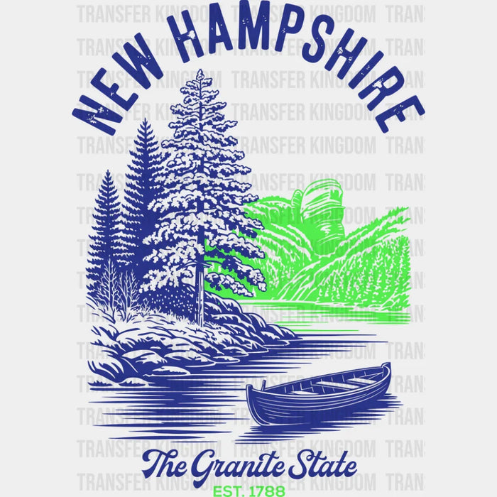 New Hampshire The Granite State - States & Cities DTF Transfer