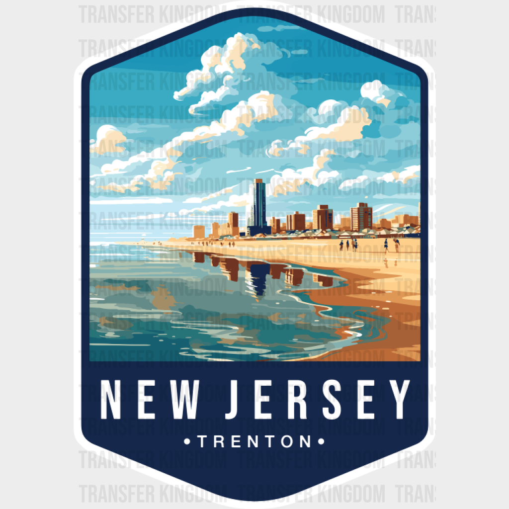 New Jersey Trenton - States & Cities DTF Transfer