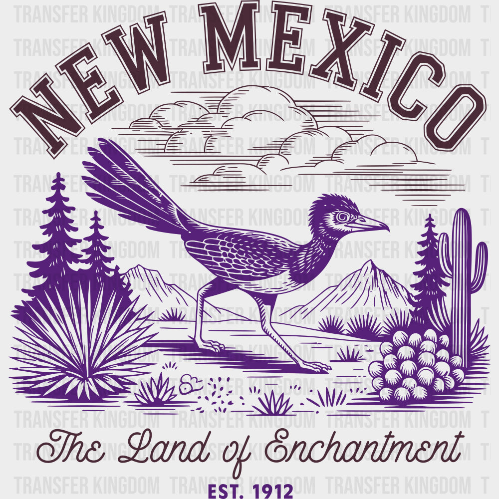 New Mexico The Land Of Enchantment - States & Cities DTF Transfer