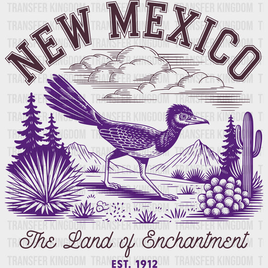 New Mexico The Land Of Enchantment - States & Cities DTF Transfer