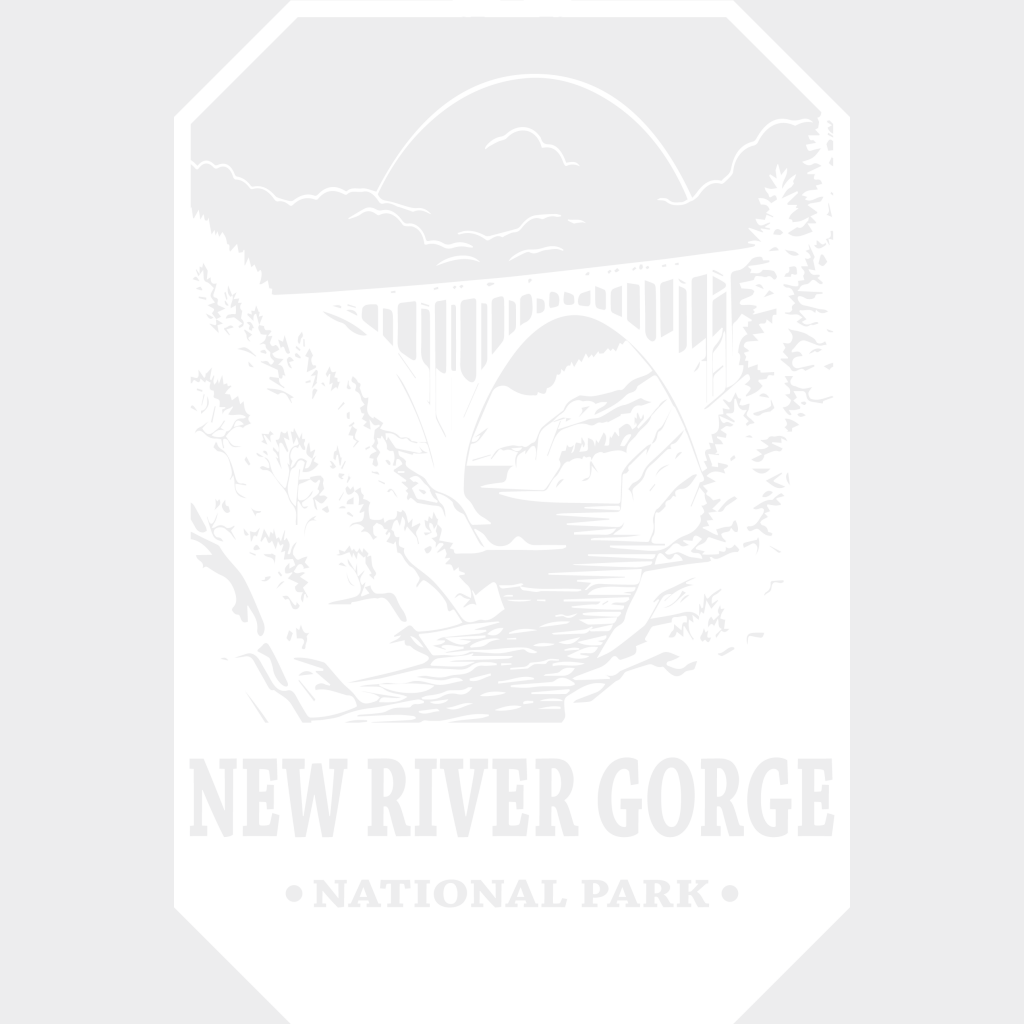 New River Gorge National Park Design - Parks Dtf Transfers Unisex S & M (10’) / Light Color See