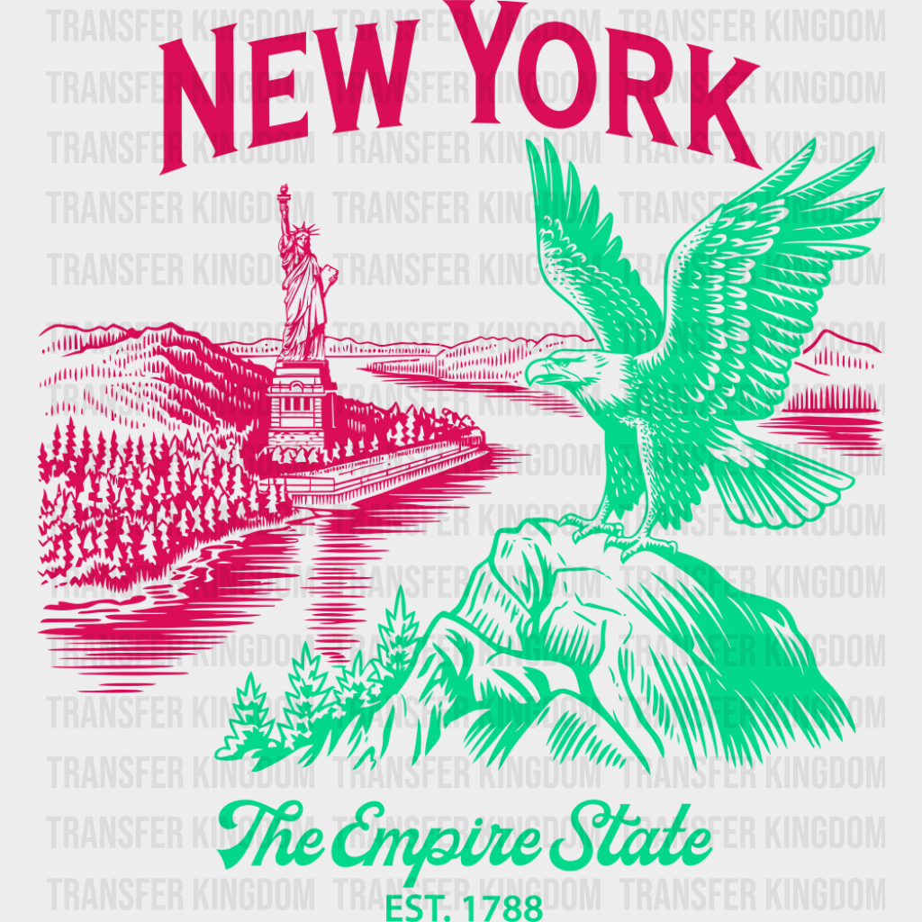New York The Empire State - States & Cities DTF Transfer