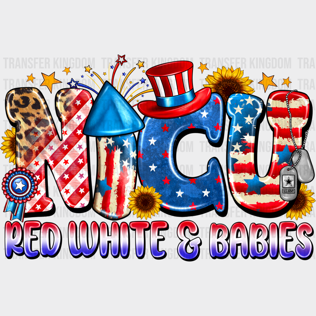 Nicu 4Th Of July Design - Dtf Transfers