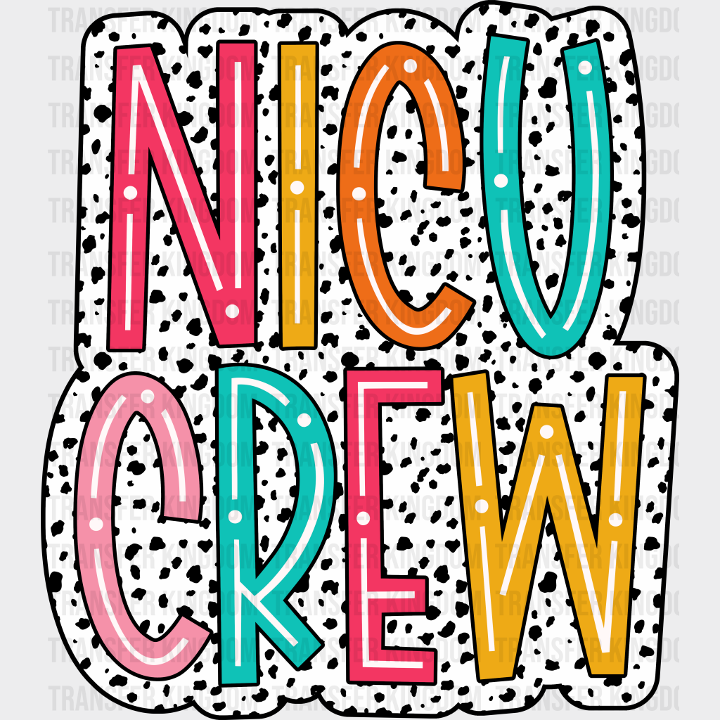 Nicu Crew Dalmatian Design - Dtf Transfers