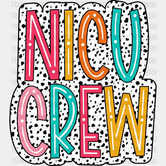 NICU Crew Dalmatian Design - NICU DTF Transfers