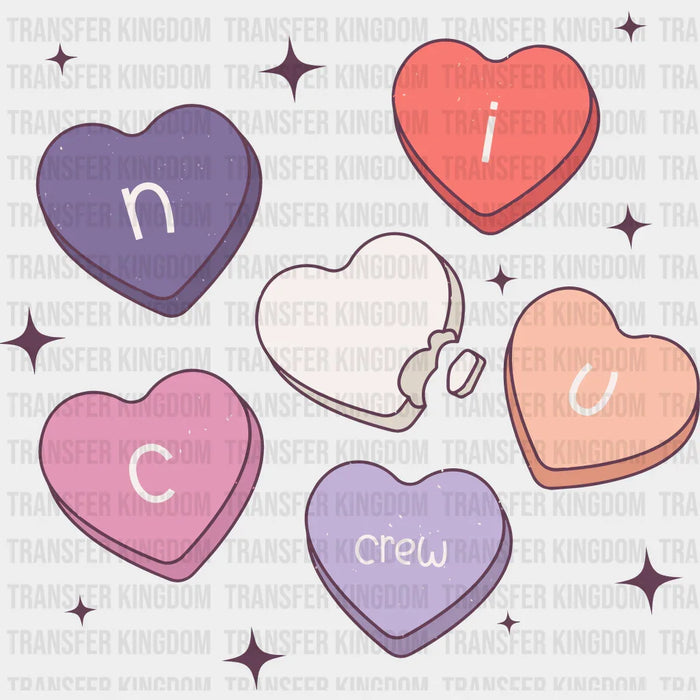 NICU Crew Heart Valentine's Day Design - DTF heat transfer