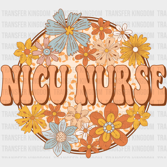 NICU Nurse Retro - NICU Nurse DTF Transfers