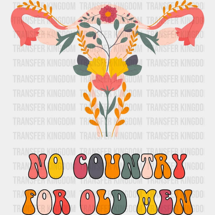 No Country for Old Men Uterus Design - DTF heat transfer