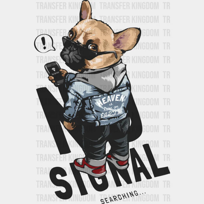 No Signal - Dogs DTF Transfer