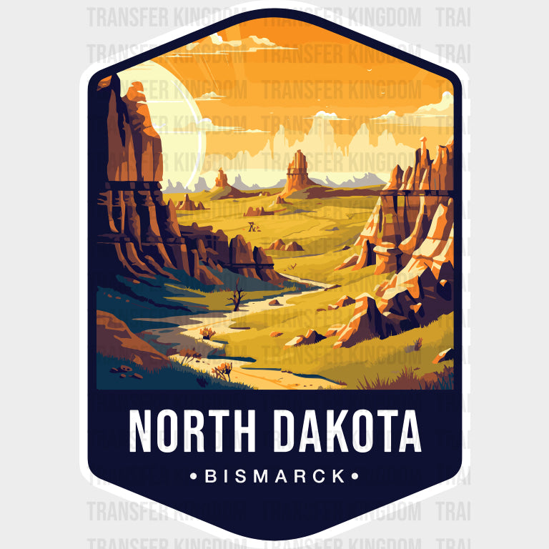 North Dakota Bismarck - States & Cities DTF Transfer