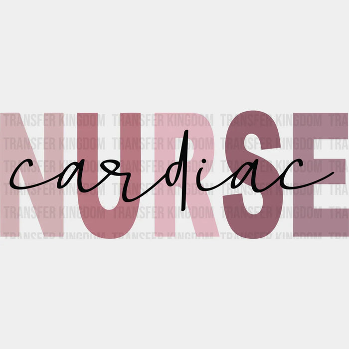 Nurse Cardiac  - Cardiactic Nurse DTF heat transfer