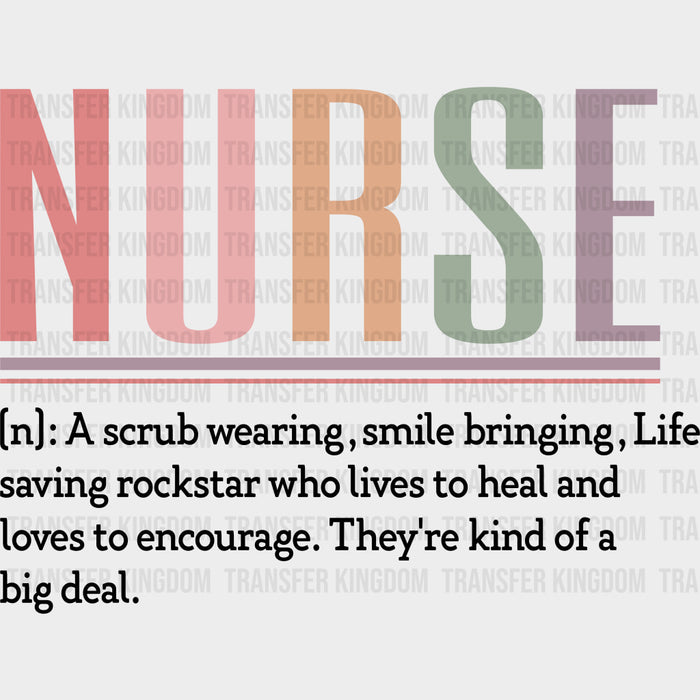 Nurse Definition - Nurse DTF Transfers
