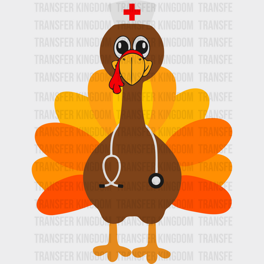 Nurse Turkey - Thanksgiving Dtf Transfer