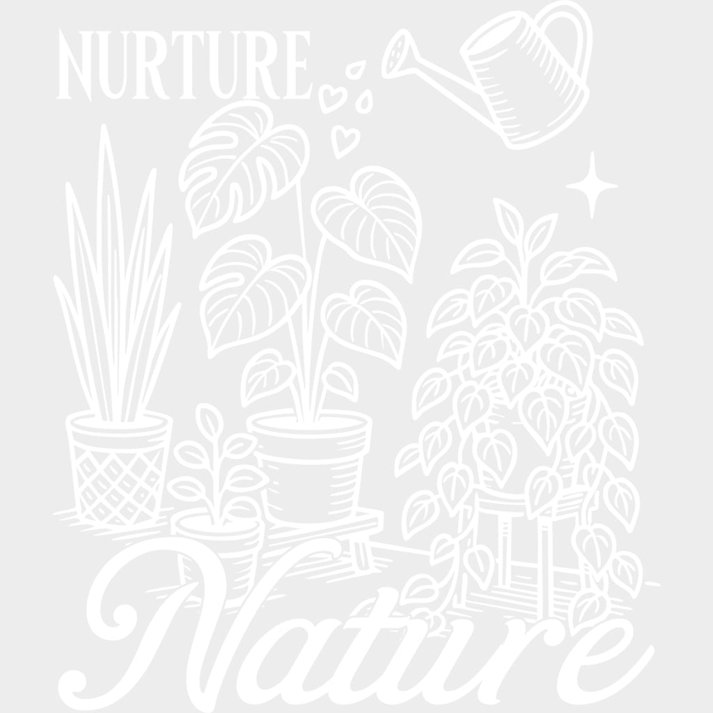 Nurture Nature - Plants DTF Transfers transfer-kingdom Light Color Design (See Imaging)
