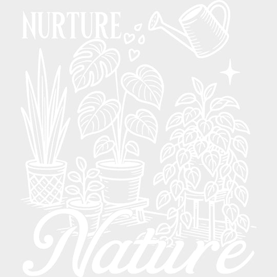 Nurture Nature - Plants DTF Transfers transfer-kingdom Light Color Design (See Imaging)