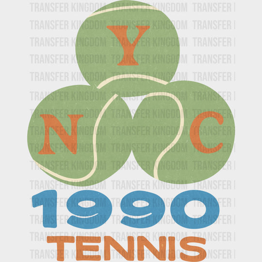 NYC 1990 Tennis - Tennis DTF Transfers
