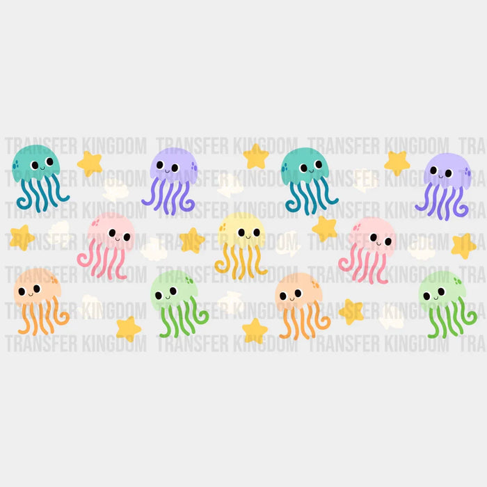 Octopuses UV DTF Transfer Cup Wrap UV DTF Sticker