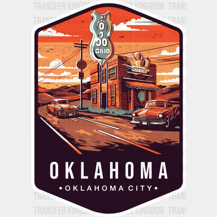 Oklahoma, Oklahoma City - States & Cities DTF Transfer