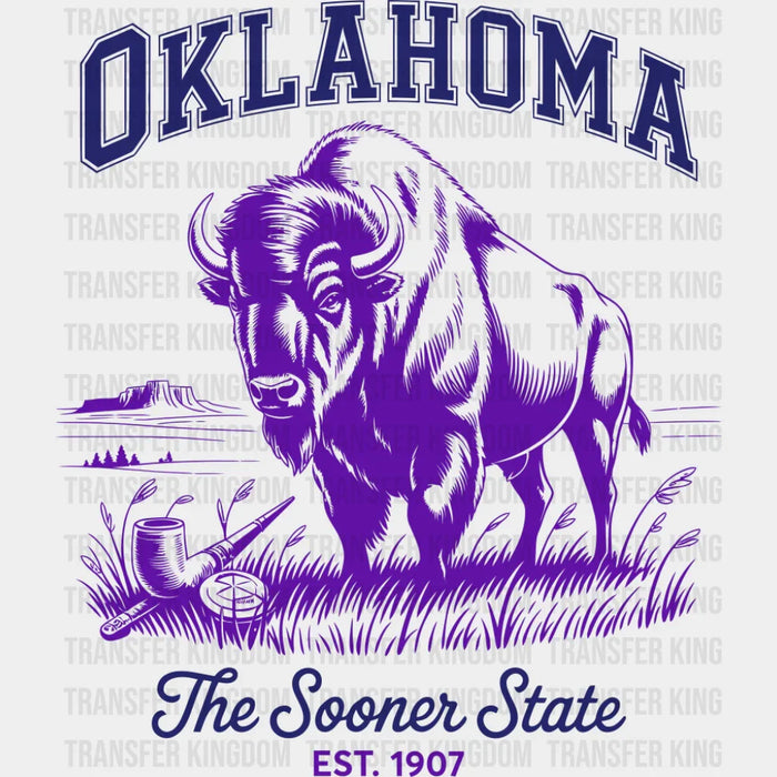 Oklahoma The Sooner State - States & Cities DTF Transfer