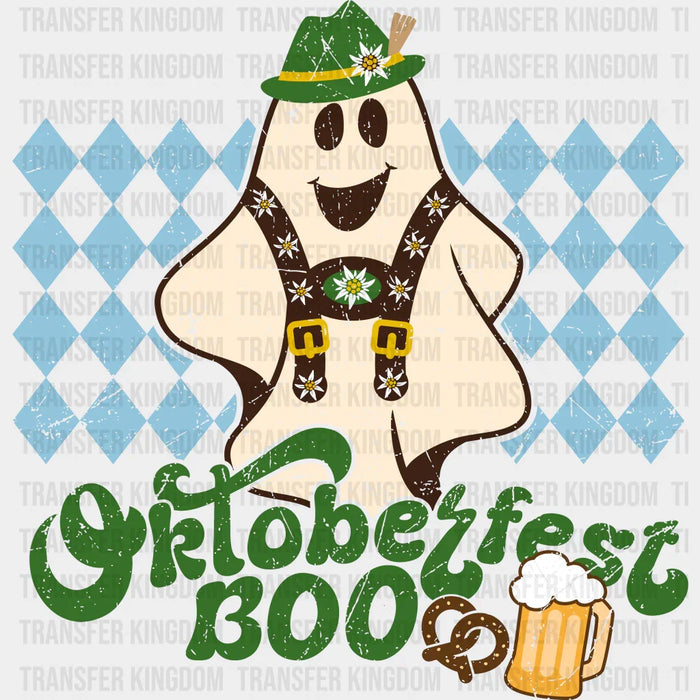 Oktoberfest Boo Ghost Design - Oktoberfest DTF heat transfer