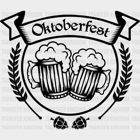 Oktoberfest Design - Dtf Heat Transfer Unisex S & M (10’) / Dark Color (See Imaging)