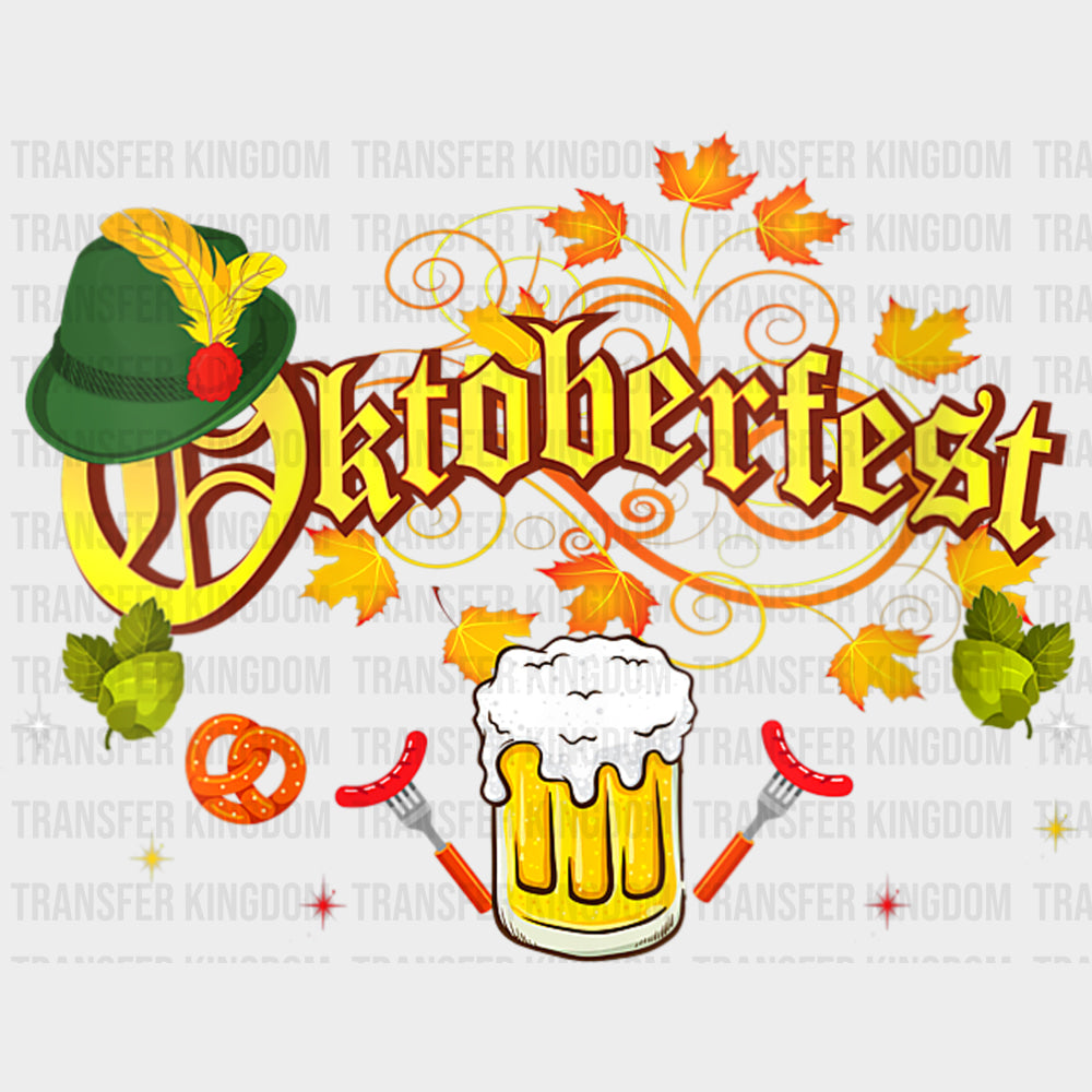 Oktoberfest Fall Leaves - Oktoberfest DTF Transfers