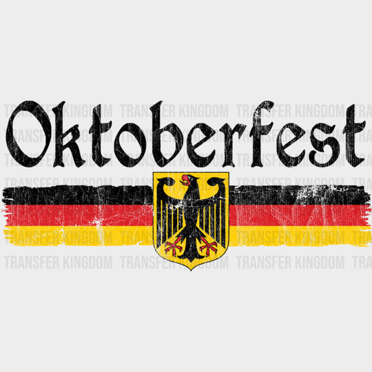 Oktoberfest German Flag - Oktoberfest DTF Transfers Adult Unisex - S & M (10’’) / Dark Color Design (See Imaging)