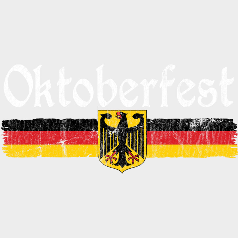 Oktoberfest German Flag - Oktoberfest DTF Transfers Adult Unisex - S & M (10’’) / Light Color Design (See Imaging)