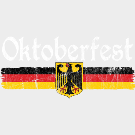 Oktoberfest German Flag - Oktoberfest DTF Transfers Adult Unisex - S & M (10’’) / Light Color Design (See Imaging)