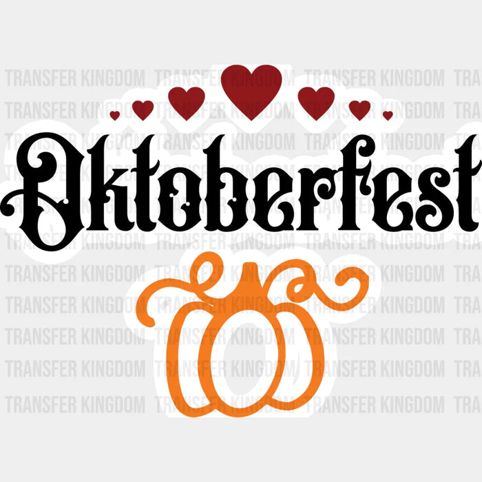 Oktoberfest Pumpkin Design - Oktoberfest DTF heat transfer