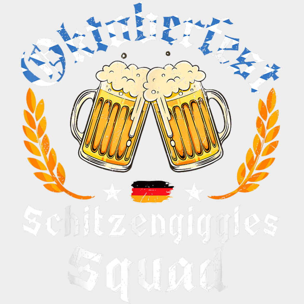 Oktoberfest Shitzengiggles Squad - Oktoberfest DTF Transfers Adult Unisex - S & M (10’’) / Light Color Design (See