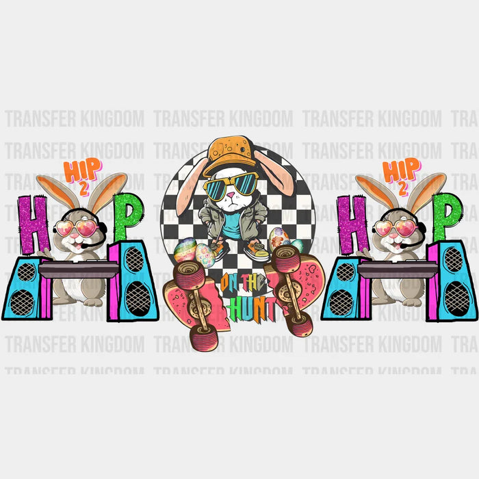 On The Hunt Hip Hop Stereo Easter UV DTF Transfer Cup Wrap UV DTF Sticker