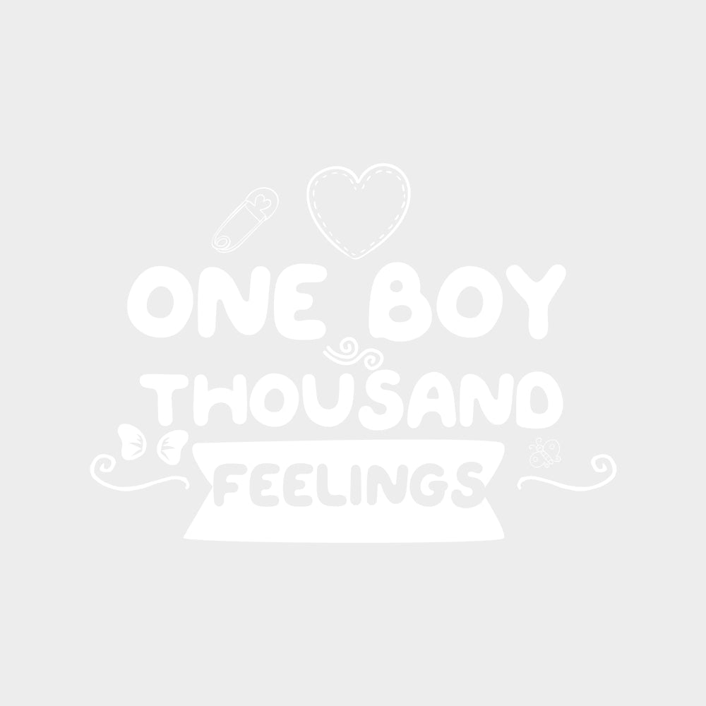 One Boy Thousand Feelings - Baby DTF Transfer transfer-kingdom Light Color Design (See Imaging)