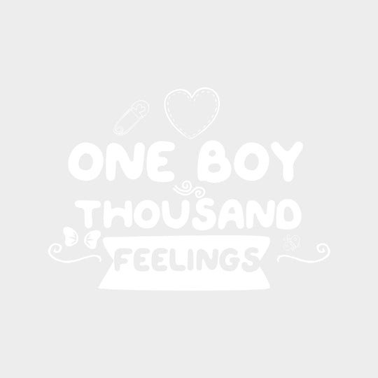 One Boy Thousand Feelings - Baby DTF Transfer transfer-kingdom Light Color Design (See Imaging)