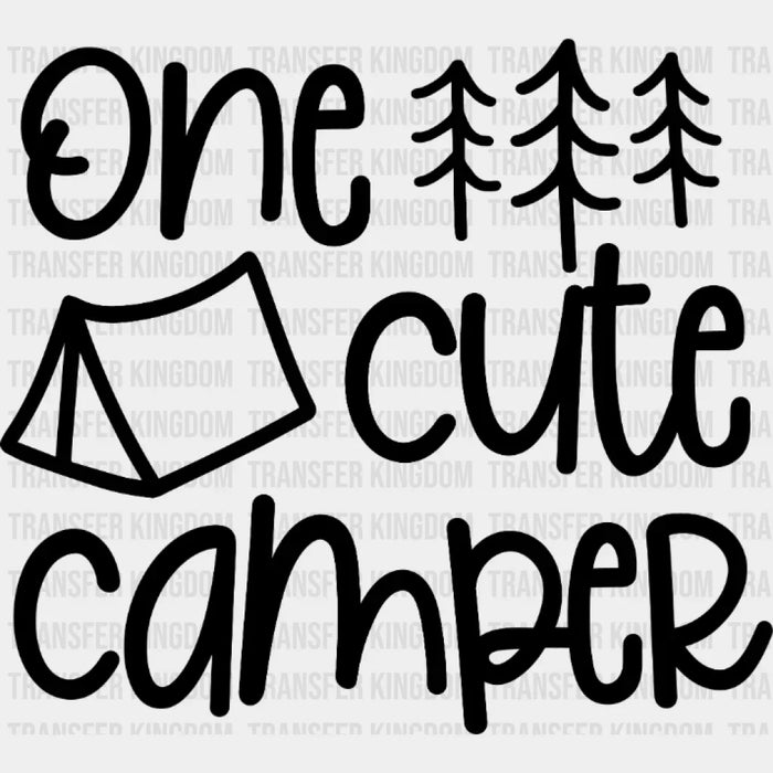 One Cute Camper Design - DTF heat transfer