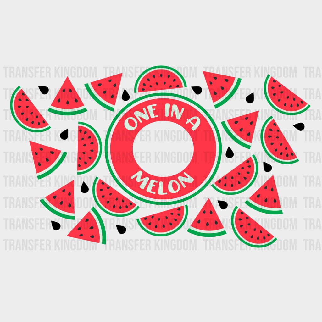 One In A Melon Uv Dtf Transfer Cup Wrap Sticker