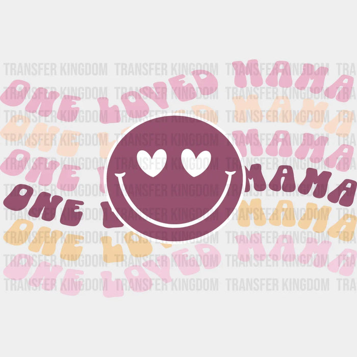 One Loved Mama Mother's Day UV DTF Transfer Cup Wrap UV DTF Sticker