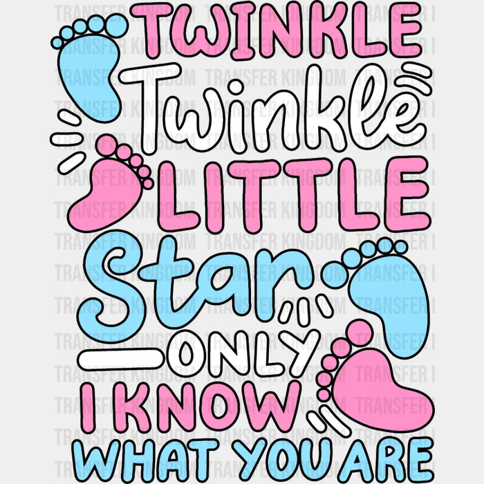 Only I Know What You Are - Gender Reveal DTF heat transfer