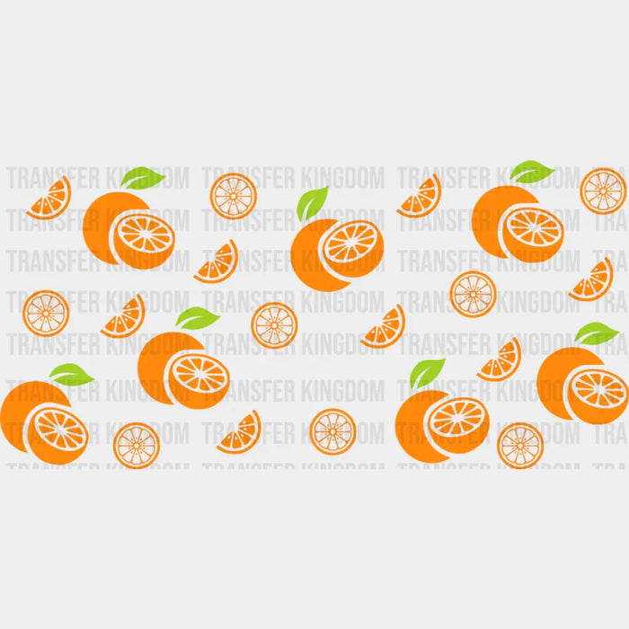 Orange Slices - UV DTF Transfer Cup Wrap UV DTF Sticker