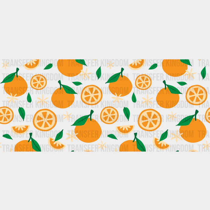 Orange UV DTF Transfer Cup Wrap UV DTF Sticker