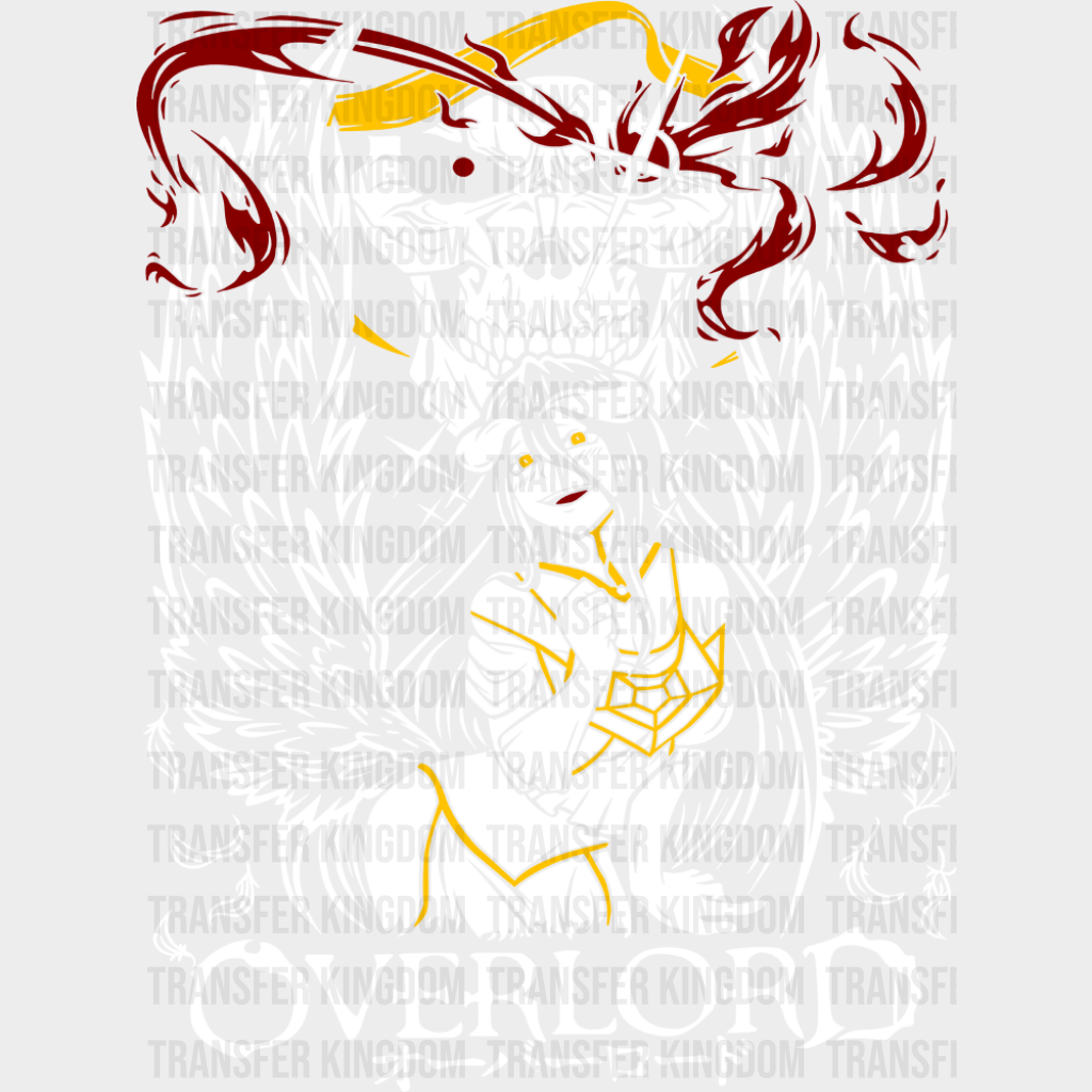 Overlord Ainz Goal Gown And Albedo - Anime DTF Transfer