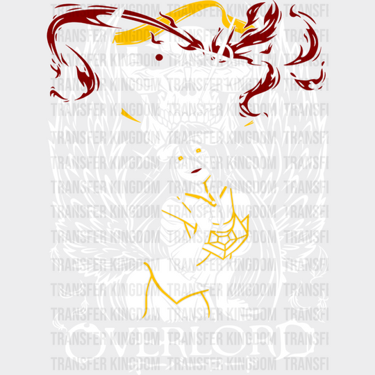 Overlord Ainz Goal Gown And Albedo - Anime DTF Transfer
