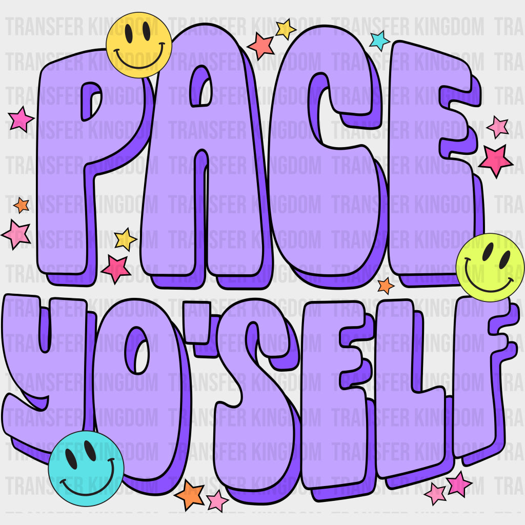 Pace Yo’self Purple - Cardiac Nurse DTF Transfers