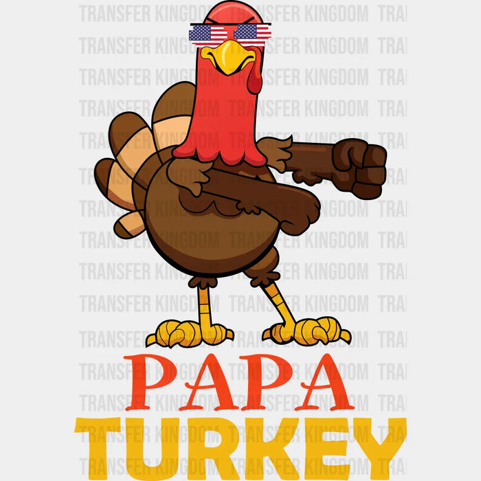 Papa Turkey - Thanksgiving DTF Transfer