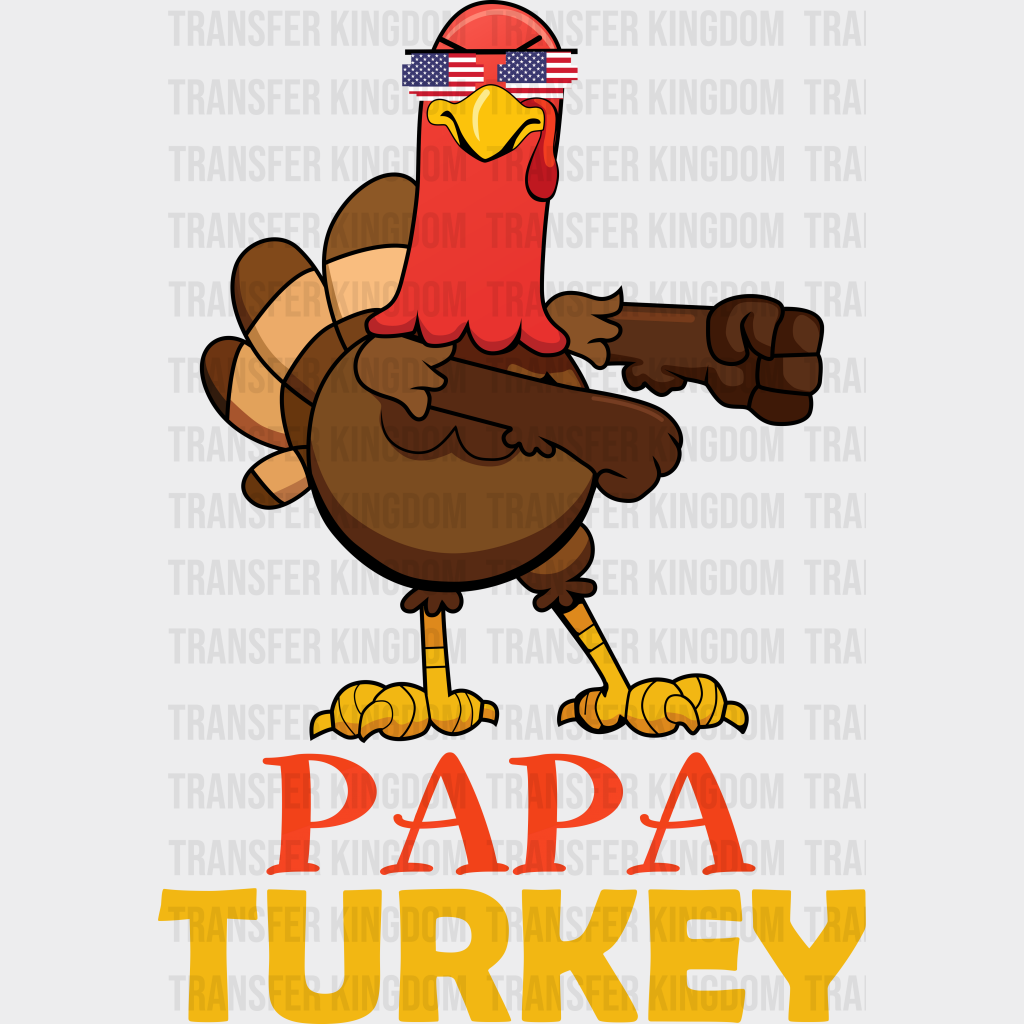 Papa Turkey - Thanksgiving Dtf Transfer