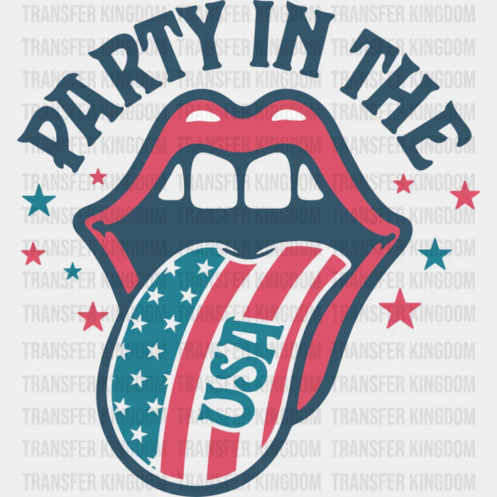 Party In The USA Stars - 4th Of July DTF Transfer